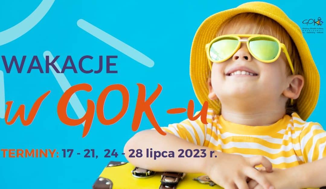 Wakacje w GOK-u. Warsztaty dla dzieci 6-12 lat