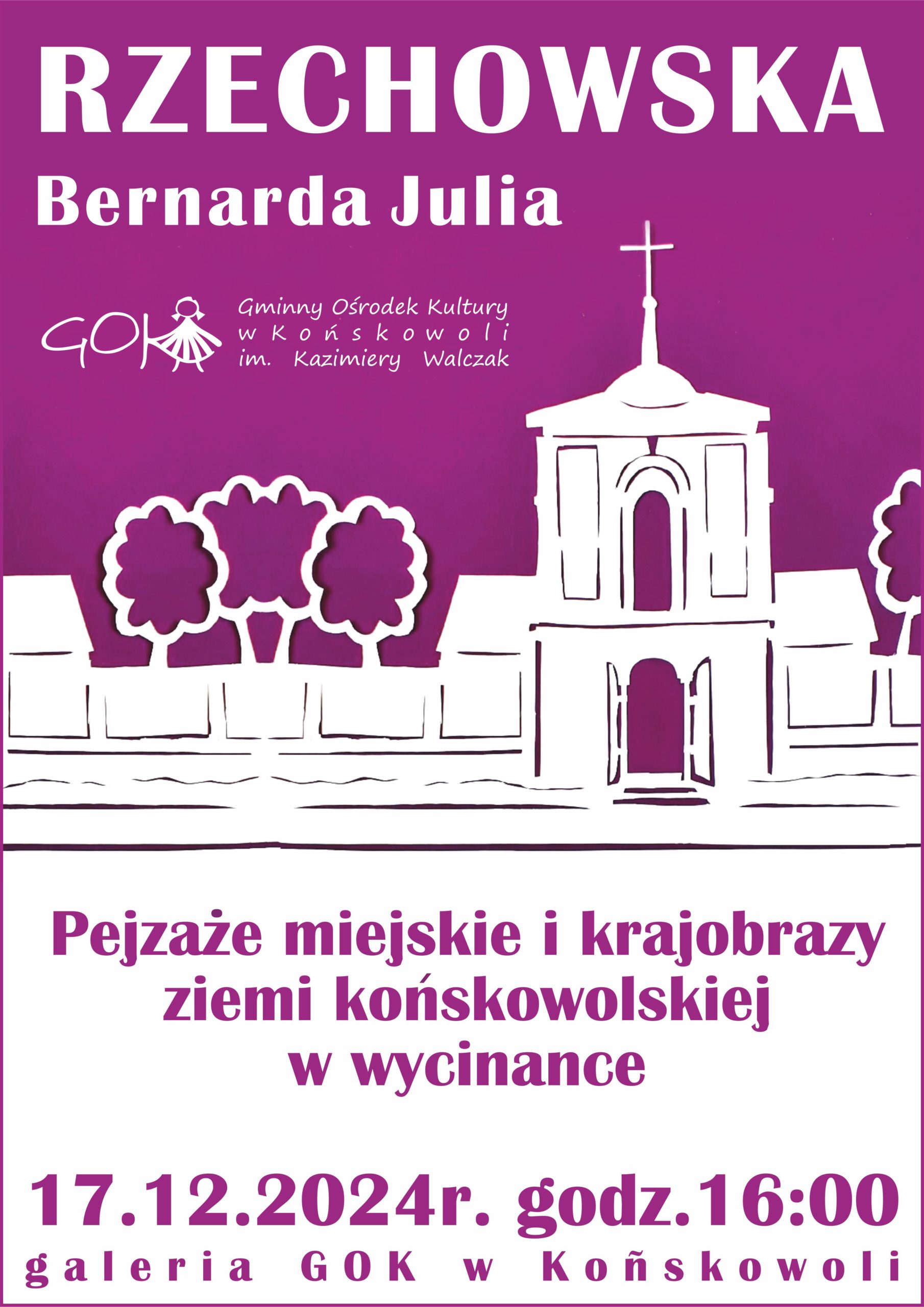 6. Julia Rzechowska plakat grudzień styczeń